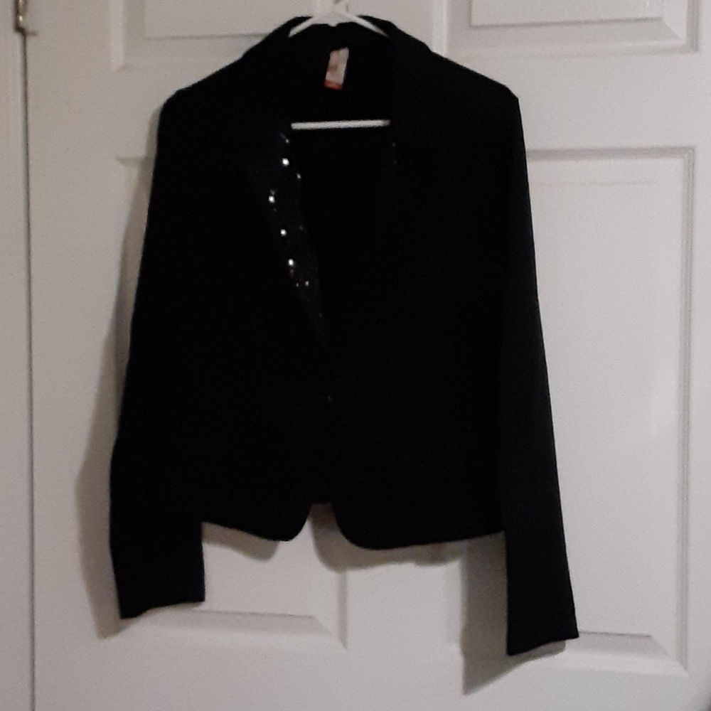Nice sequined lapel jacket